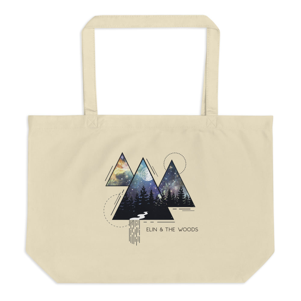 Large organic tote bag