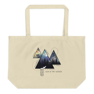 Large organic tote bag